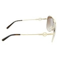 thumbnail image 4 of Michael Kors 59 mm Salina Aviator Metal Sunglasses MK1066B Light Gold/Smoke Gradient One Size, 4 of 5