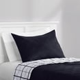 thumbnail image 2 of Mainstays Plaid Pillow Sham, Standard, Black & White, 1 Pack, 2 of 8