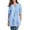 Blue, variant on Summer Shirts for Women, Women Solid Longline Shirt Cardigan Breathable Casual Open Front Layered Tunic Blouse Red XXL