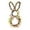B, variant on Garlands For Decoration Easter Bunny Wreath For Front Door - Decorative Easter Rabbits Door Hanging Easter Decorations