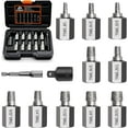 TRAHOO12Pcs Screw Extractor Set, Easy Out Bolt Extractor Kit with