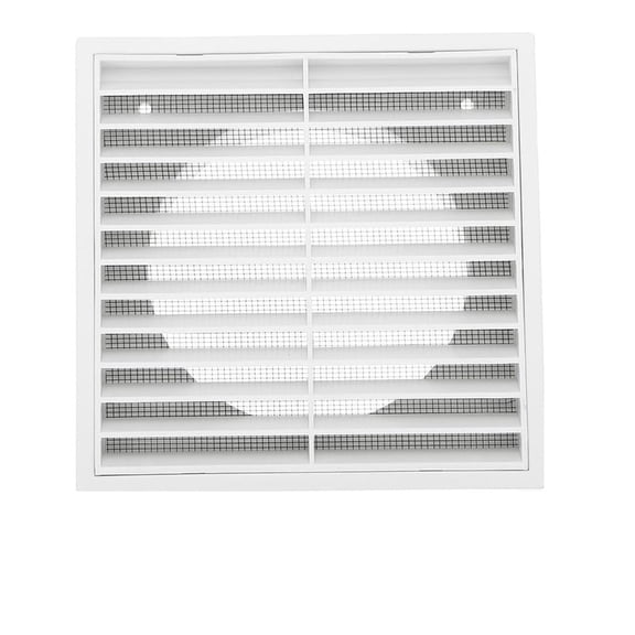 WINDLAND Vent Cover Louvered Grille Wall Vent Flat Ducting Ventilation Air Vent Enduring