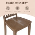 thumbnail image 2 of Wooden Windsor Dining Chairs Set of 2,for Kitchen,Dining Room, Light Brown, 2 of 13
