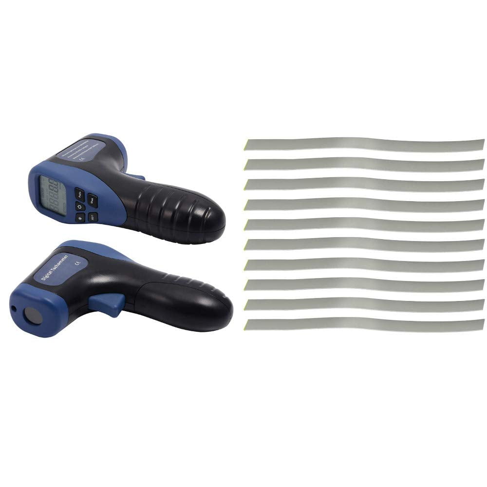 Finydr RPM Meter Digital LCD Photo Tachometer Non Contact Photo Tachometer with 10 Strips