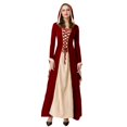 thumbnail image 2 of Womens Halloween Costumes 2024 Cosplay Gothic Dresses Halloween European And American Retro Tale Costume Robe Skirt, 2 of 6