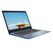 Lenovo IdeaPad 1 14.0 Laptop, Intel Pentium Silver N5030 Quad-Core Processor, 4GB Memory, 128GB Solid State Drive, Windows 10S - Ice Blue - 81VU000JUS