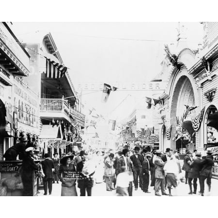 

Print: The Bowery Coney Island 1912
