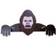 thumbnail image 1 of For chimpanzees animal head fence peeking yard art outdoor fence, 1 of 5