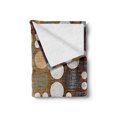 thumbnail image 2 of Polka Dots Soft Flannel Fleece Throw Blanket, Retro Random Colorful Polka Dots Shapes with Grunge Murk Elements Boho Print, Cozy Plush for Indoor and Outdoor Use, 50" x 60", Multicolor, by Ambesonne, 2 of 5