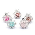 thumbnail image 3 of Perles de Forme de Fruit de Cuivre Pendentif Cage Médaillon Bijoux -, comme Décrit Bleu 4, 3 of 8
