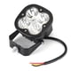 thumbnail image 4 of Luz de trabajo LED de 3,1 pulgadas 40W RGB 6000K con soporte ajustable universal para coche motocicleta, 4 of 12