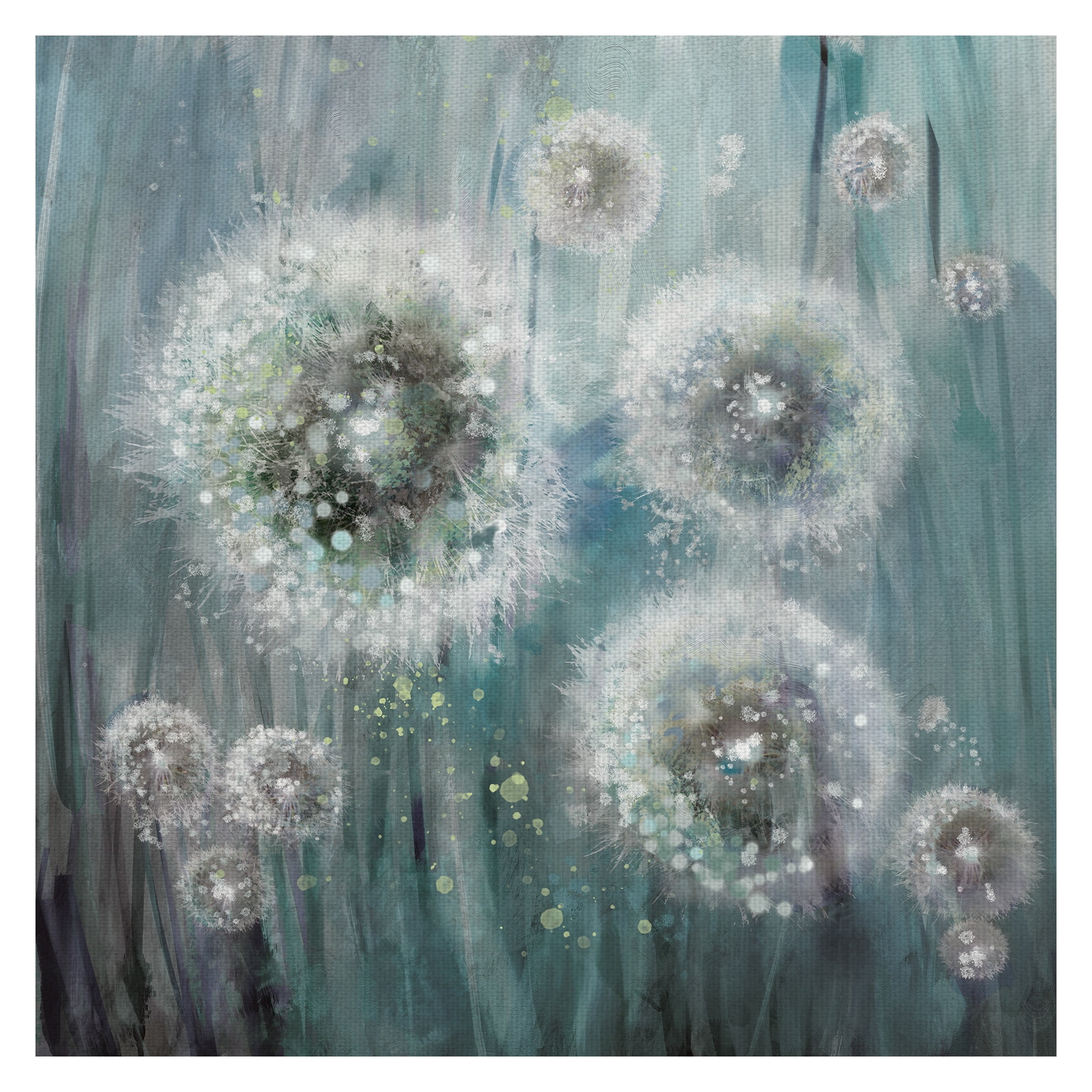 Masterpiece Art Gallery Dandelion Dream Blue By Studio Arts Canvas Art