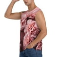 thumbnail image 3 of Picia Delicate Pink Carnations mens Cotton Tank Undershirts , Moisture-wicking Ribbed Tanks, Lightweight Cotton Tank Undershirts-XX-Large, 3 of 8