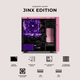thumbnail image 3 of Gabinete XTREME PC GAMING LOL Jinx Edition Media Torre 4 Fan RGB Rosa CXTJILHPK, 3 of 4