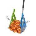 3 in 1 Leaf /Lawn Rake & Grabber with Telescopic Metal Handle