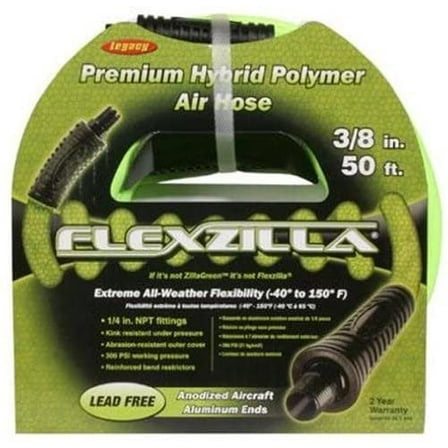 3/8 inch X 50 Flexzilla Air Hose-2Pack