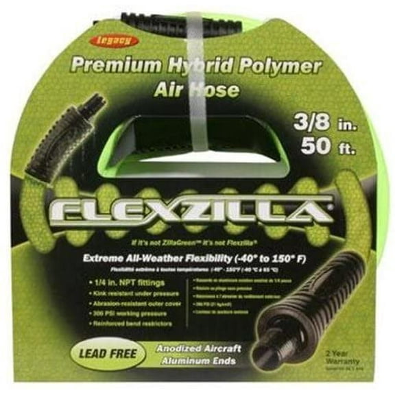 3/8 inch X 50 Flexzilla Air Hose-2Pack