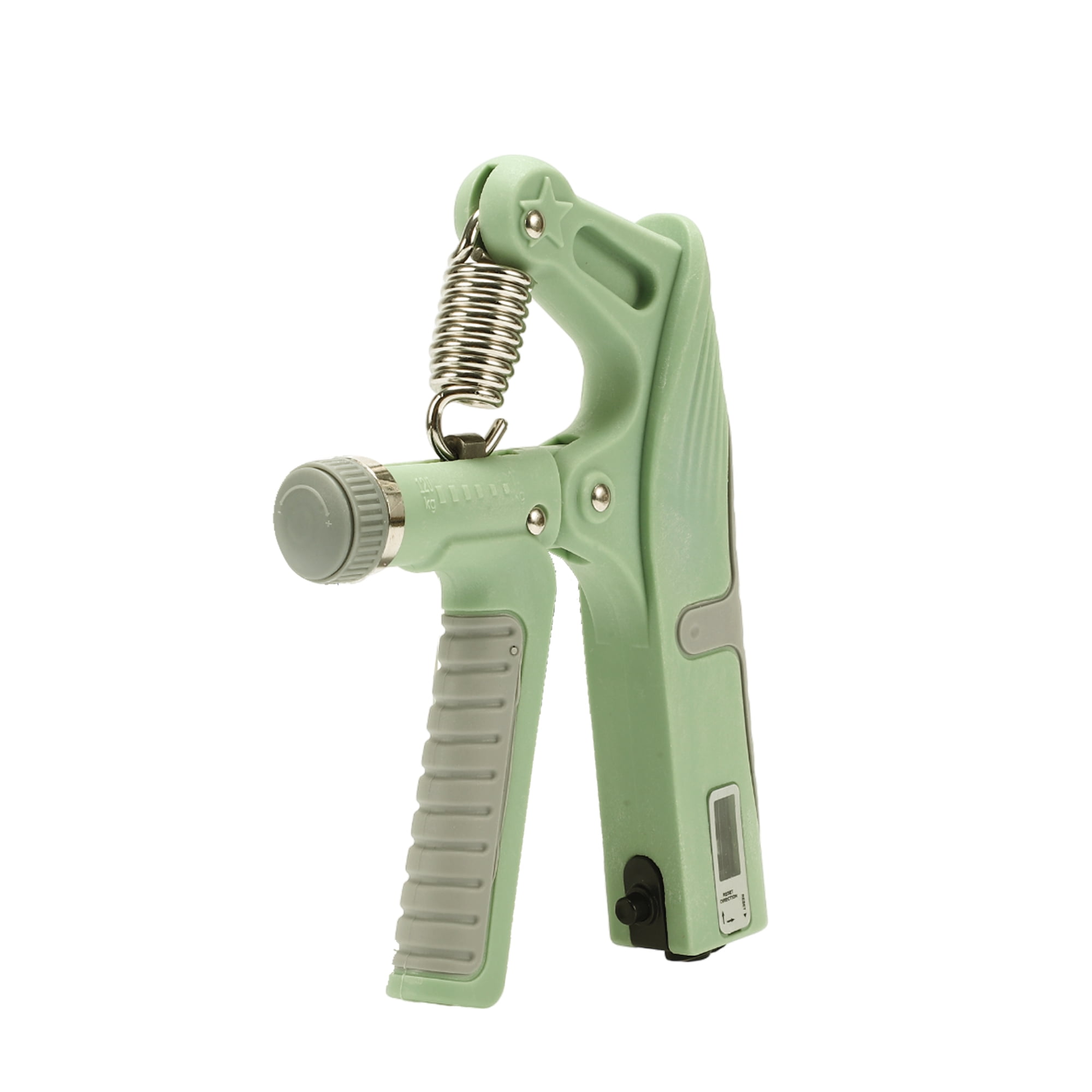 Unique Bargains R Shape Hand Grip Strengthener Adjustable Strength for Fitness Green