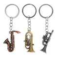 thumbnail image 5 of WEUVEB Sax Keychain Assorted Color Metal Vintage Design for Decoration 3Pcs, 5 of 9