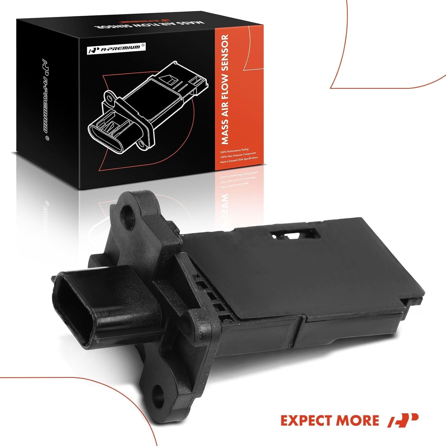 A-Premium Mass Air Flow Sensor Compatible with Infiniti Q50 2016-2019 Q60 2017-2018 V6 3.0L DOHC