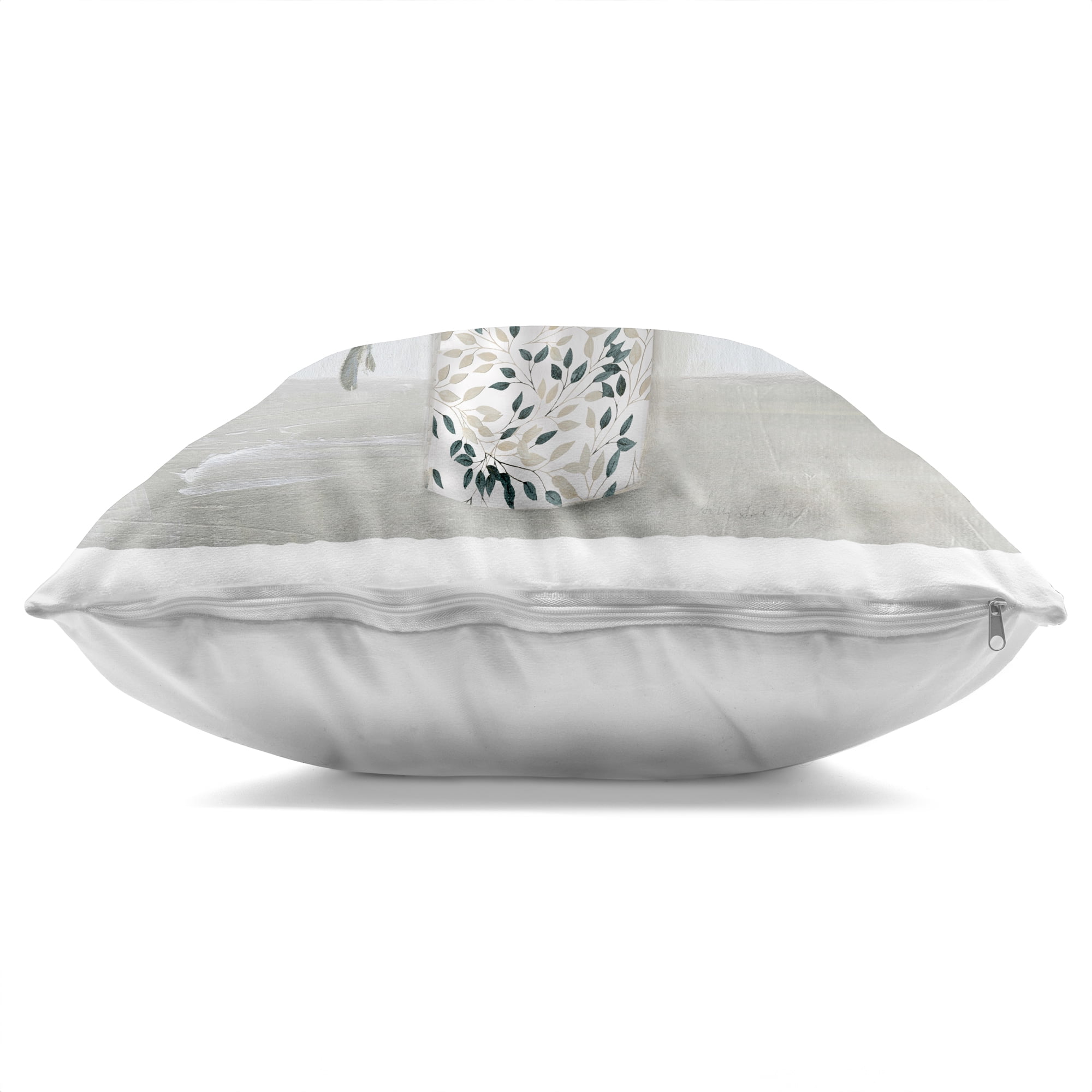 Stupell Industries Leaf Patterned Flower Vase Decorative Printed Throw Pillow, design by Sally Swatland, 18 x 7 x 18