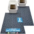 thumbnail image 1 of Alfombra para arena de gato Drymate XL 71 x 91 cm impermeable, paquete de 2, 1 of 7