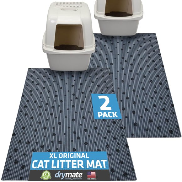 Alfombra para arena de gato Drymate XL 71 x 91 cm impermeable, paquete de 2