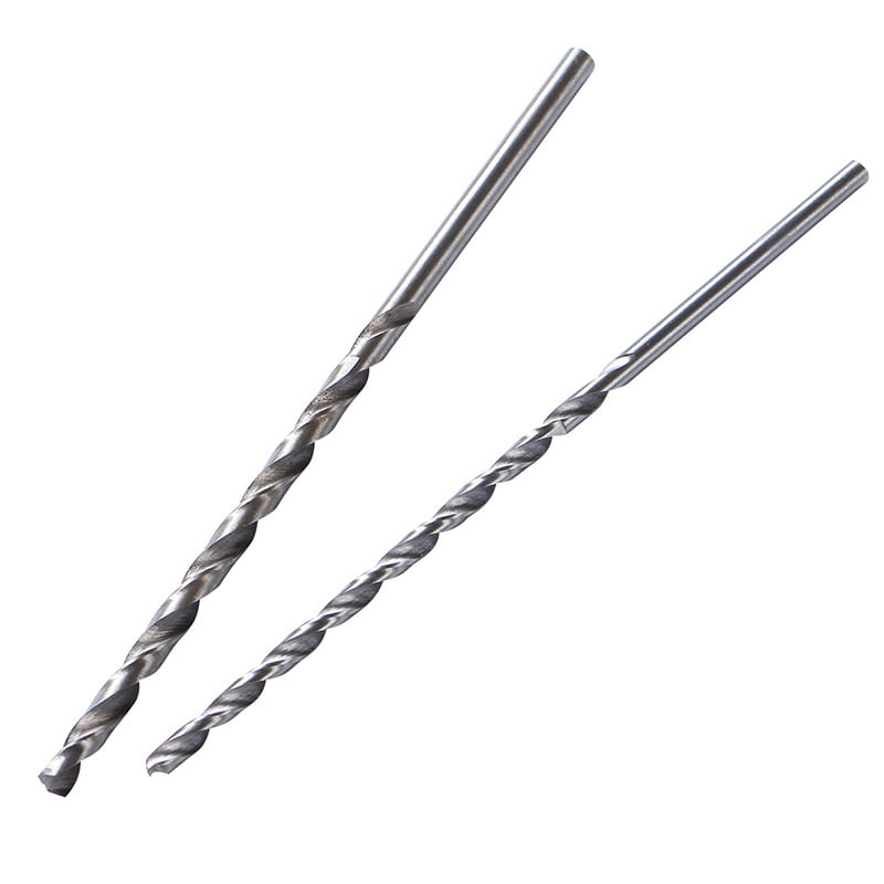 5 Pcs 2-5 mm Extra Long Twist Drill Bit High-speed Steel Straight Shank Tool Sets For Wood Plastic And Aluminum 