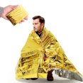 thumbnail image 5 of Yuhsdv Outdoor Thermal Emergency Foil First Aid Survival Blankets (160x210cm Silver), 5 of 9