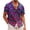 Hot Pink-a, variant on LIIPEE Halloween Graphic Shirt For Men Short Sleeve Turn Down Collar Button Up Shirts Male Comfortable Breathable Party Tops,XXXL