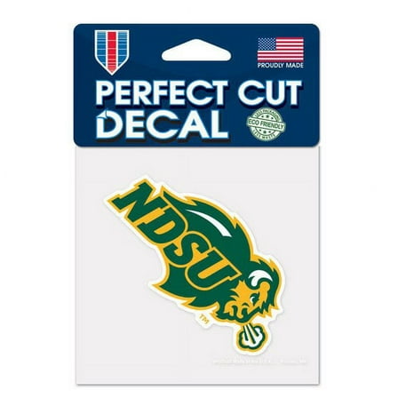 NCAA North Dakota St Prime 4" x 4" Perfect Cut Decal