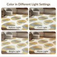 thumbnail image 7 of ODIKA Neutral Para Blended Overlapping Shapes Dining Under Table Tapetes Non-Slip Chair-Friendly for Home Office, Hallway, Laundry Room, 7 of 7