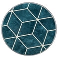 thumbnail image 4 of Signature Design by Ashley Contemporary Clairbelle Accent Table (Set of 2)  Teal, 4 of 5
