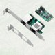 thumbnail image 4 of M.2 to Dual Port 2.5G Gigabit Network Card 2 RJ45 Ports 2500 Mbps 1000M B/M Key Slot, 2242 Size, 4 of 5