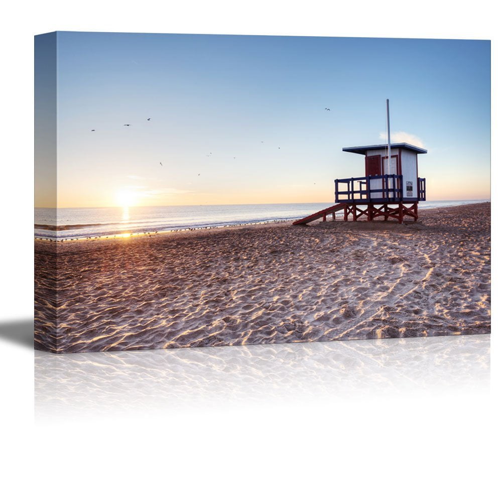 Canvas Prints Wall Art Beautiful Scenery Landscape Of The Cocoa Beach Florida Modern Home Deoration Wall Decor Giclee Printing Wrapped Canvas Art Ready To Hang 12 X 18 Walmart Com