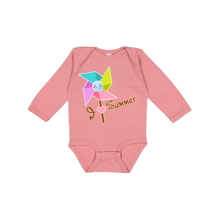 

Inktastic I Love Summer pinwheel Gift Baby Boy or Baby Girl Long Sleeve Bodysuit