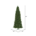 thumbnail image 3 of Vickerman 8.5' Oregon Fir Slim Artificial Christmas Tree, Warm White LED Lights, 3 of 5