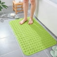 thumbnail image 5 of Bathroom Water Absorbent Door Mat, Dry Entry Mat for Shower Room, Solid Color Non-Slip Rug for Toilet Entrance, Easy to Clean Bathroom Mat, Floor Mats for , UKHBMC | Plastic, Green, 5 of 8