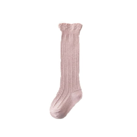 

wybzd 0-3 Years Infant Baby Knee High Stockings Baby Boys Girls Cotton Keep Warm Long Stockings Plain Kids Soft Leg Warmer