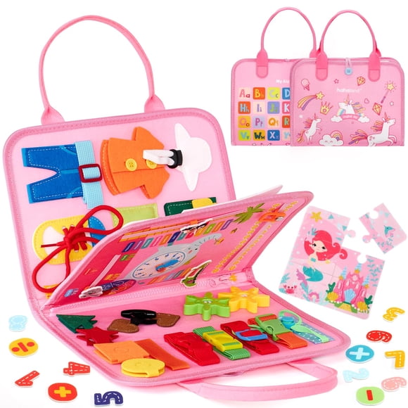 Busy Board hahaland Unicorn para niños de 2 a 4 años