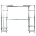 thumbnail image 4 of Zimtown Custom Closet Organizer Shelves System Kit Expandable Clothes Storage Metal Rack, 4 of 7