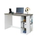 thumbnail image 2 of Escritorio de computadora FurnitureR BRENTON con estante de ALMACENAMIENTO gris, 2 of 8