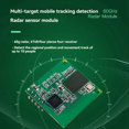 thumbnail image 5 of LD6001A 60GHz mmWave Radar Sensor Module+CH340 Serial Port Board, 5 of 5