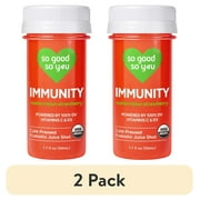 (2 pack) So Good So You Immunity Watermelon Strawberry Probiotic Shot