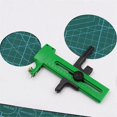 thumbnail image 3 of Green Adjustable Circular Cutting Tool for Making Fabric Crafts, 3 of 5