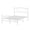 White, variant on Heart-Shaped Metal Bed Frame - Full Size Platform for Girls - Sturdy Noiseless Slats - No Box Spring Needed - Easy Assembly - Pink, FULL