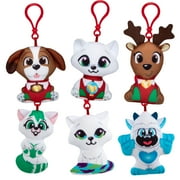 The Elf on the Shelf Elf Pets Minis Set of 6: St. Bernard, Reindeer, Fox, Sno Biggie, Ogie, and Noorah