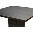 thumbnail image 3 of HomeRoots 488694 31 x 72 x 72 in. Antique Brown Square Solid Wood Dining Table, 3 of 3