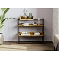 thumbnail image 3 of Premium Console Table for Entryway. Versatile Sofa Table. Stylish and Functional Behind Couch Table. Accent Table Easy to Assemble. Console Table with 2 Storage Shelves. Reclaimed Wood Look, 3 of 4