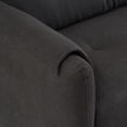 thumbnail image 3 of 79" Multi-functional Storage Loveseat Sofa Couch,Teddy Upholstered 3 Seat Sofa for Living Room,Bedroom,Office,Black, 3 of 7
